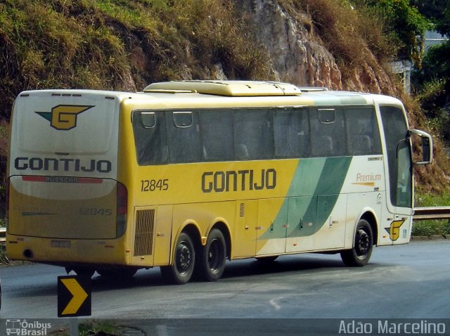 Empresa Gontijo de Transportes 12845 na cidade de Belo Horizonte, Minas Gerais, Brasil, por Adão Raimundo Marcelino. ID da foto: 4596768.