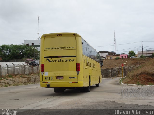 Viação Nordeste 8010 na cidade de Natal, Rio Grande do Norte, Brasil, por Otavio Adalgisio. ID da foto: 4596126.