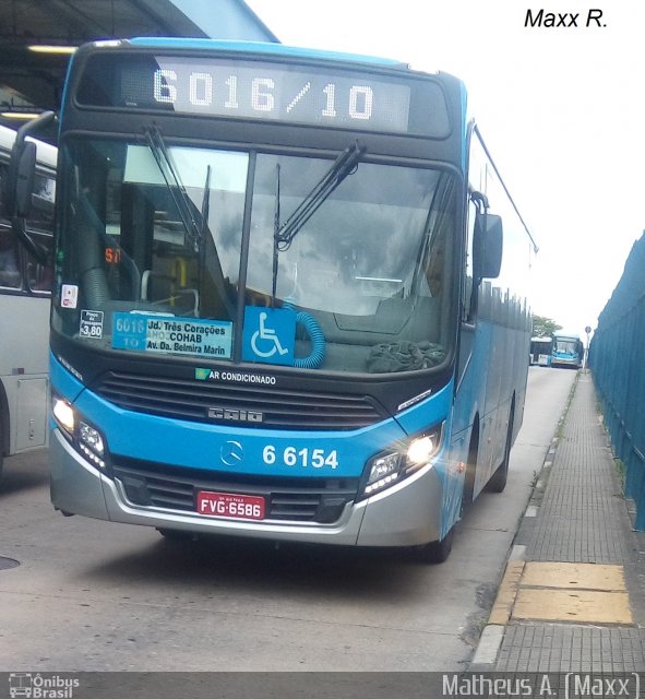Transwolff Transportes e Turismo 6 6154 na cidade de São Paulo, São Paulo, Brasil, por Matheus Ariel. Número da foto: #4595385.