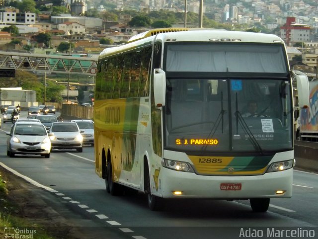 Empresa Gontijo de Transportes 12885 na cidade de Belo Horizonte, Minas Gerais, Brasil, por Adão Raimundo Marcelino. Número da foto: #4596774.