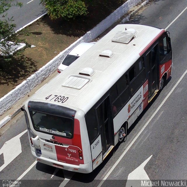 Pêssego Transportes 4 7690 na cidade de São Paulo, São Paulo, Brasil, por Michel Nowacki. ID da foto: 4595532.