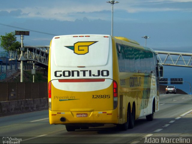 Empresa Gontijo de Transportes 12885 na cidade de Belo Horizonte, Minas Gerais, Brasil, por Adão Raimundo Marcelino. ID da foto: 4596777.