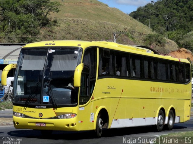 Viação Itapemirim 5505 na cidade de Viana, Espírito Santo, Brasil, por Natã  Souza. ID da foto: 4597648.