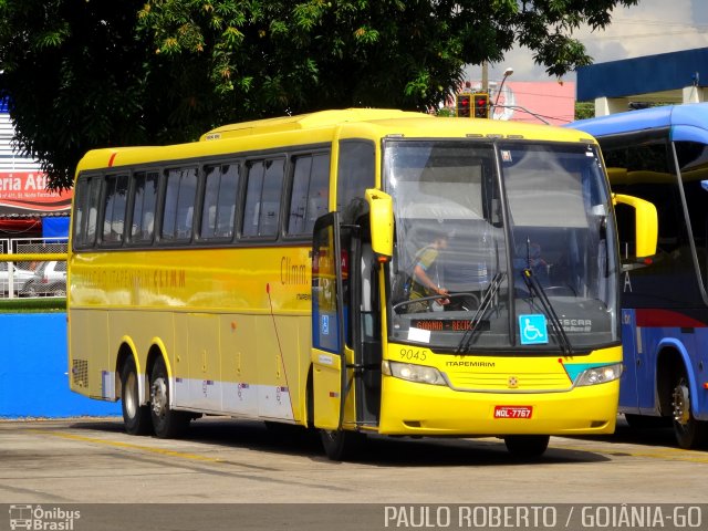Viação Itapemirim 9045 na cidade de Goiânia, Goiás, Brasil, por Paulo Roberto de Morais Amorim. Número da foto: #4597667.