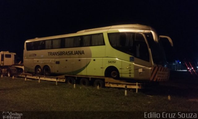 Transbrasiliana Transportes e Turismo 51051 na cidade de Jaraguá, Goiás, Brasil, por Edilio Cruz Souza. Número da foto: #4599726.