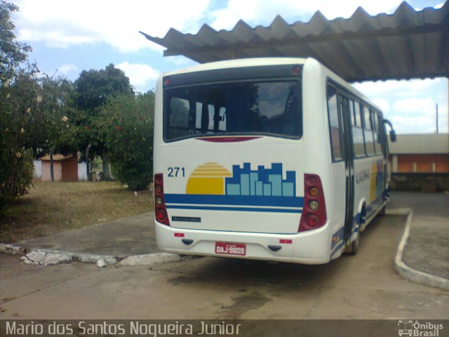 Viação Cidade Alagoinhas 271 na cidade de Inhambupe, Bahia, Brasil, por Mario dos Santos Nogueira Junior. ID da foto: 4600685.