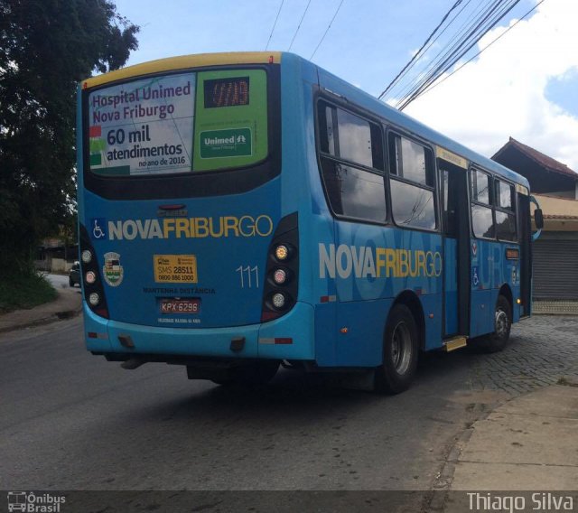 FAOL - Friburgo Auto Ônibus 111 na cidade de Nova Friburgo, Rio de Janeiro, Brasil, por Thiago Silva. Número da foto: #4601280.