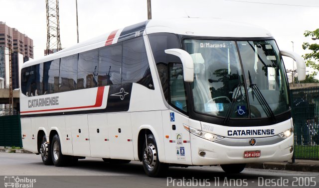 Auto Viação Catarinense 3115 na cidade de São Paulo, São Paulo, Brasil, por Cristiano Soares da Silva. Número da foto: #4600574.