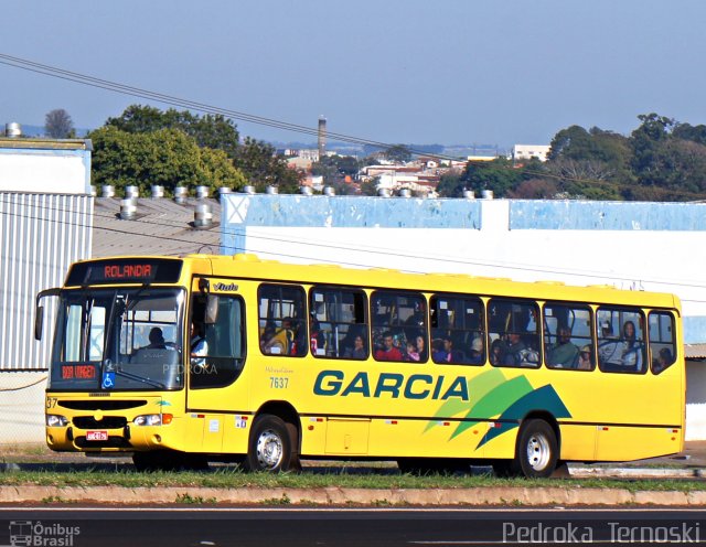 Viação Garcia 7637 na cidade de Cambé, Paraná, Brasil, por Pedroka Ternoski. ID da foto: 4600972.