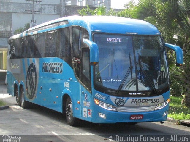 Auto Viação Progresso 6056 na cidade de Recife, Pernambuco, Brasil, por Rodrigo Fonseca. Número da foto: #4601481.