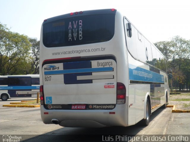 Auto Viação Bragança 6017 na cidade de São Paulo, São Paulo, Brasil, por Luis Philippe Cardoso Coelho. ID da foto: 4599295.