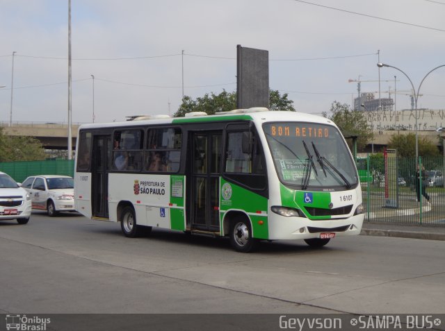 Transcooper > Norte Buss 1 6107 na cidade de São Paulo, São Paulo, Brasil, por José Geyvson da Silva. ID da foto: 4600979.