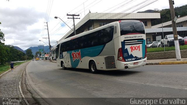 Auto Viação 1001 RJ 108.338 na cidade de Nova Friburgo, Rio de Janeiro, Brasil, por Giuseppe Carvalho. ID da foto: 4599247.