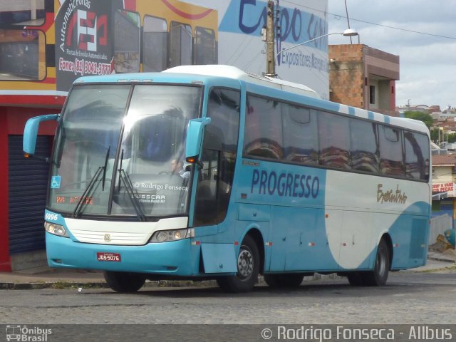 Auto Viação Progresso 6096 na cidade de Caruaru, Pernambuco, Brasil, por Rodrigo Fonseca. Número da foto: #4601477.