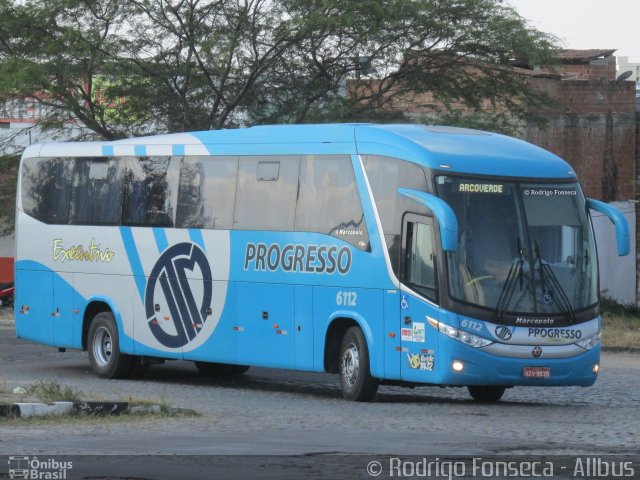 Auto Viação Progresso 6112 na cidade de Caruaru, Pernambuco, Brasil, por Rodrigo Fonseca. Número da foto: #4601431.