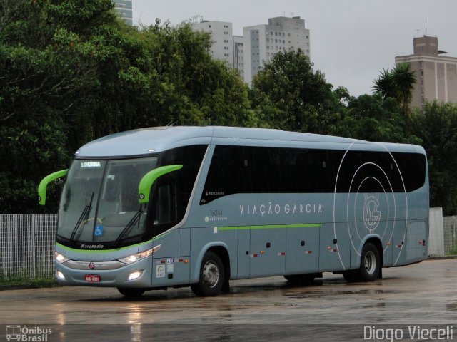 Viação Garcia 16244 na cidade de Curitiba, Paraná, Brasil, por Diogo Viec. ID da foto: 4602889.