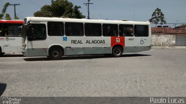 Real Alagoas de Viação 4057 na cidade de Maceió, Alagoas, Brasil, por Paulo Lucas. ID da foto: 4603833.