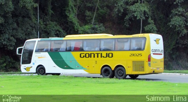 Empresa Gontijo de Transportes 21025 na cidade de Viana, Espírito Santo, Brasil, por Saimom  Lima. ID da foto: 4602312.