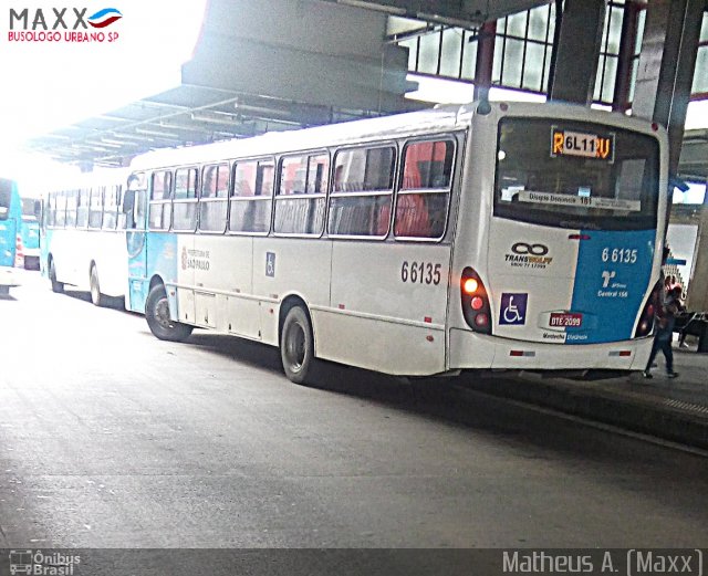 Transwolff Transportes e Turismo 6 6135 na cidade de São Paulo, São Paulo, Brasil, por Matheus Ariel. ID da foto: 4603705.