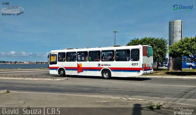 Transporte Tropical 4277 na cidade de Aracaju, Sergipe, Brasil, por David  Souza. ID da foto: 4603619.