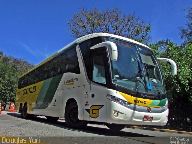 Empresa Gontijo de Transportes 18040 na cidade de São Paulo, São Paulo, Brasil, por Douglas Yuri. Número da foto: #4604212.