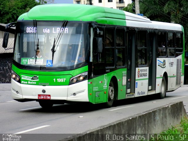 Viação Santa Brígida 1 1997 na cidade de São Paulo, São Paulo, Brasil, por Rafael Santos. Número da foto: #4606141.