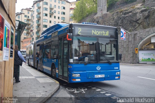 SL - Storstockholms Lokaltrafik 5396 na cidade de Stockholm, Stockholm, Suécia, por Donald Hudson. ID da foto: 4604823.