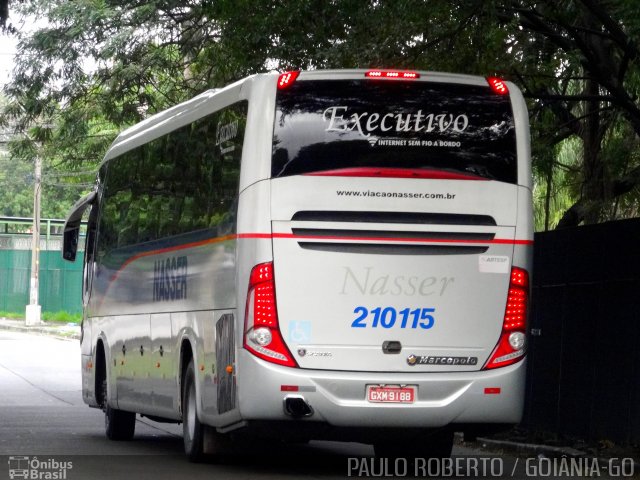 Viação Nasser 210115 na cidade de São Paulo, São Paulo, Brasil, por Paulo Roberto de Morais Amorim. Número da foto: #4605485.