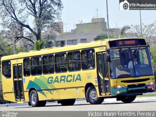 Viação Garcia 7627 na cidade de Maringá, Paraná, Brasil, por Victor Hugo Guedes Pereira. Número da foto: #4605111.