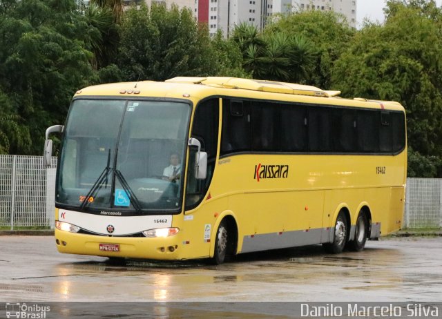 Kaissara - Viação Caiçara 15462 na cidade de Curitiba, Paraná, Brasil, por Danilo Marcelo Silva. ID da foto: 4605398.