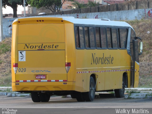 Viação Nordeste 020 na cidade de Natal, Rio Grande do Norte, Brasil, por Walky Martins Nascimento. Número da foto: #4605932.