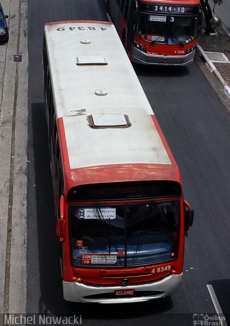 Express Transportes Urbanos Ltda 4 8349 na cidade de São Paulo, São Paulo, Brasil, por Michel Nowacki. Número da foto: #4604011.