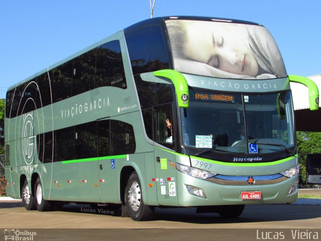 Viação Garcia 7997 na cidade de Maringá, Paraná, Brasil, por Lucas Vieira. Número da foto: #4605508.