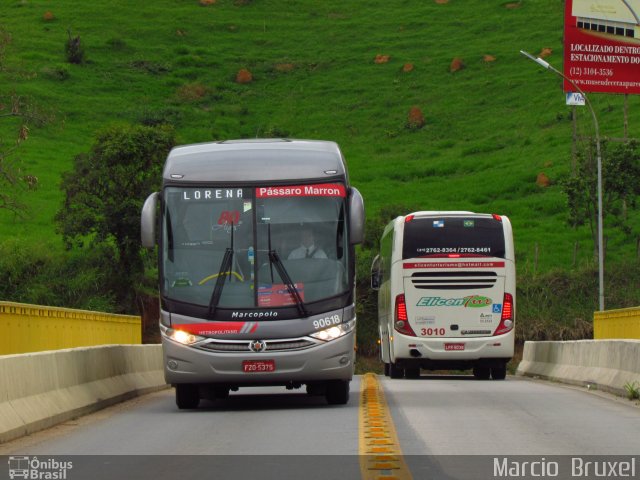 Empresa de Ônibus Pássaro Marron 90618 na cidade de Aparecida, São Paulo, Brasil, por Marcio  Bruxel. Número da foto: #4607982.