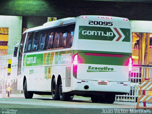 Empresa Gontijo de Transportes 20095 na cidade de Belo Horizonte, Minas Gerais, Brasil, por João Victor Marques. ID da foto: 4608517.