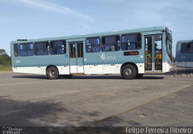 Empresa Auto Viação Santa Rosa 104 na cidade de Pelotas, Rio Grande do Sul, Brasil, por Felipe Ferreira Ribeiro. Número da foto: #4608963.