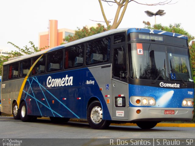 Viação Cometa 7727 na cidade de São Paulo, São Paulo, Brasil, por Rafael Santos. ID da foto: 4607700.