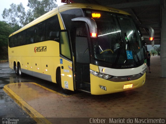 Kaissara - Viação Caiçara 15125 na cidade de Queluz, São Paulo, Brasil, por Cleber  Mariot do Nascimento. ID da foto: 4608112.