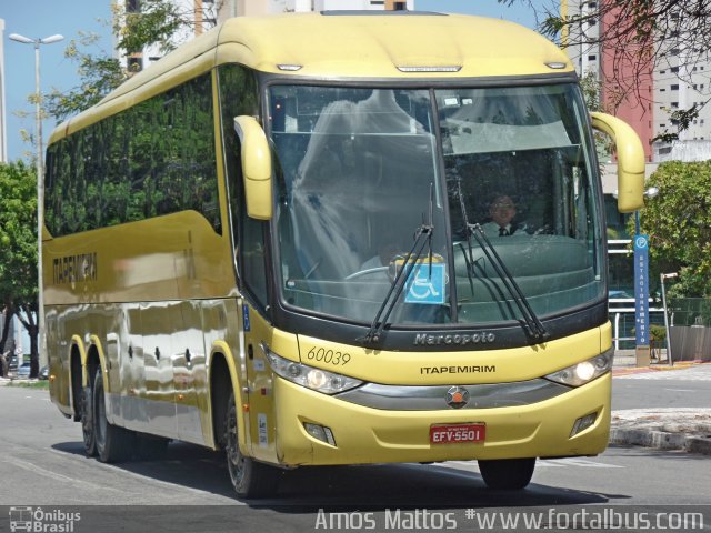 Viação Itapemirim 60039 na cidade de Fortaleza, Ceará, Brasil, por Amós  Mattos. Número da foto: #4607528.