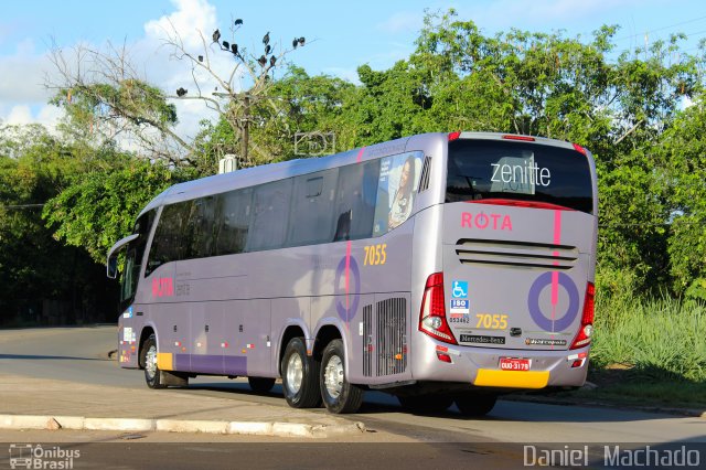 Rota Transportes Rodoviários 7055 na cidade de Ilhéus, Bahia, Brasil, por Daniel  Machado. ID da foto: 4607441.