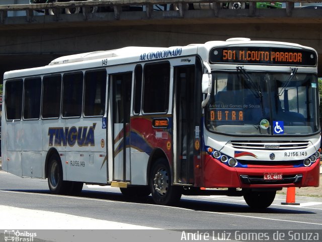 Transportadora Tinguá RJ 156.149 na cidade de Rio de Janeiro, Rio de Janeiro, Brasil, por André Luiz Gomes de Souza. ID da foto: 4608227.