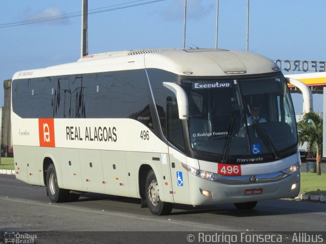 Real Alagoas de Viação 496 na cidade de Messias, Alagoas, Brasil, por Rodrigo Fonseca. Número da foto: #4608071.