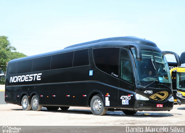 Expresso Nordeste 4750 na cidade de Curitiba, Paraná, Brasil, por Danilo Marcelo Silva. Número da foto: #4606582.