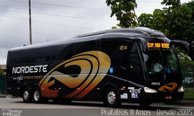 Expresso Nordeste 4805 na cidade de São Paulo, São Paulo, Brasil, por Cristiano Soares da Silva. Número da foto: #4606455.