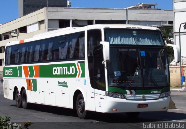 Empresa Gontijo de Transportes 21165 na cidade de Rio de Janeiro, Rio de Janeiro, Brasil, por Gabriel Batista. ID da foto: 4608110.