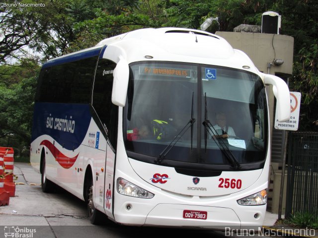Viação São Cristóvão 2560 na cidade de São Paulo, São Paulo, Brasil, por Bruno Nascimento. Número da foto: #4608919.