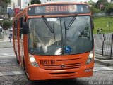 Transporte Coletivo Glória BA119 na cidade de Curitiba, Paraná, Brasil, por Ricardo Grott. Número da foto: #4606887.