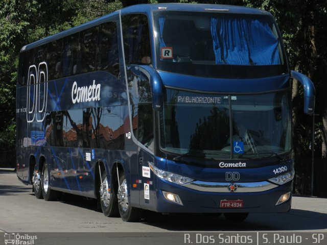 Viação Cometa 14300 na cidade de São Paulo, São Paulo, Brasil, por Rafael Santos. Número da foto: #4611563.