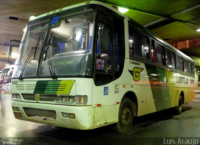 Empresa Gontijo de Transportes 3105 na cidade de Belo Horizonte, Minas Gerais, Brasil, por Luís Carlos Santinne Araújo. ID da foto: 4610976.