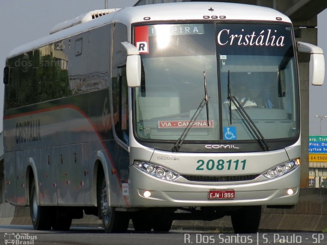 Expresso Cristália 208111 na cidade de São Paulo, São Paulo, Brasil, por Rafael Santos. ID da foto: 4611513.